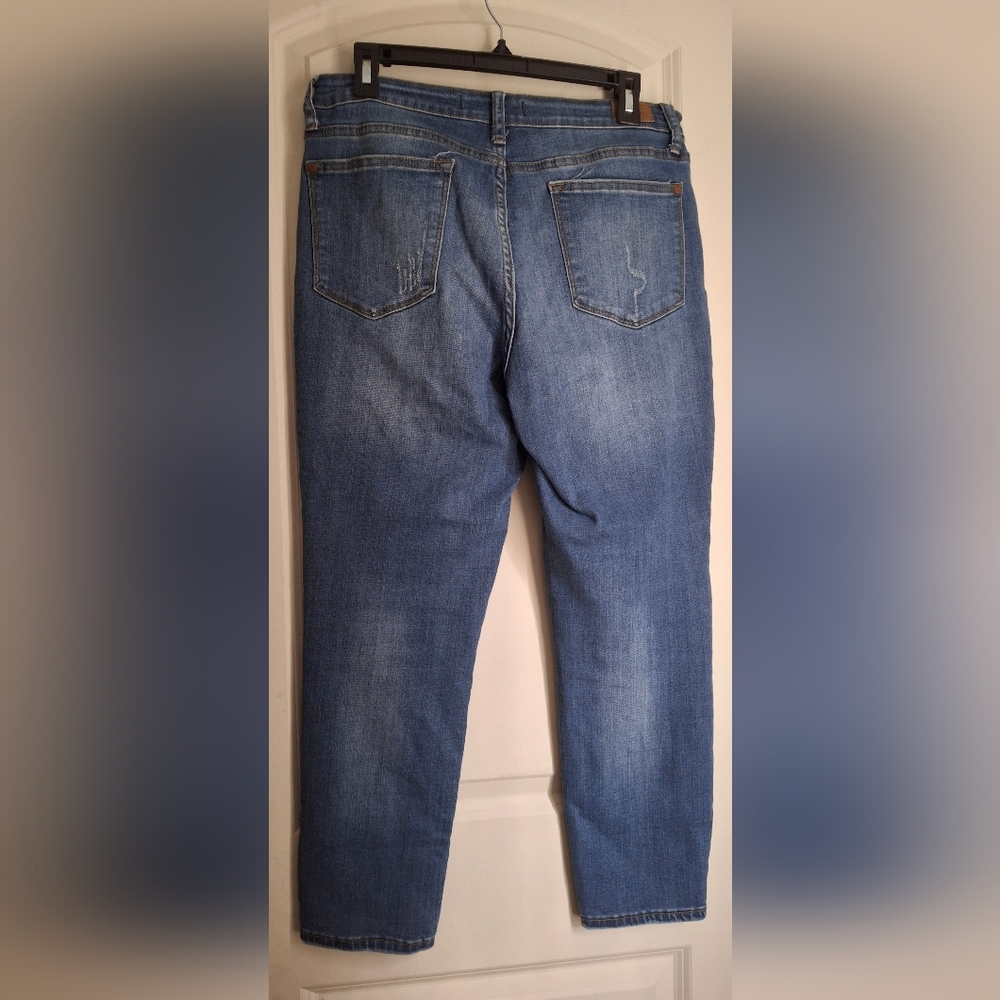 Judy Blue Indigo Denim Women's Jeans Relaxed Fit Sz 31 Boho Casual Travel Office - Picture 10 of 10